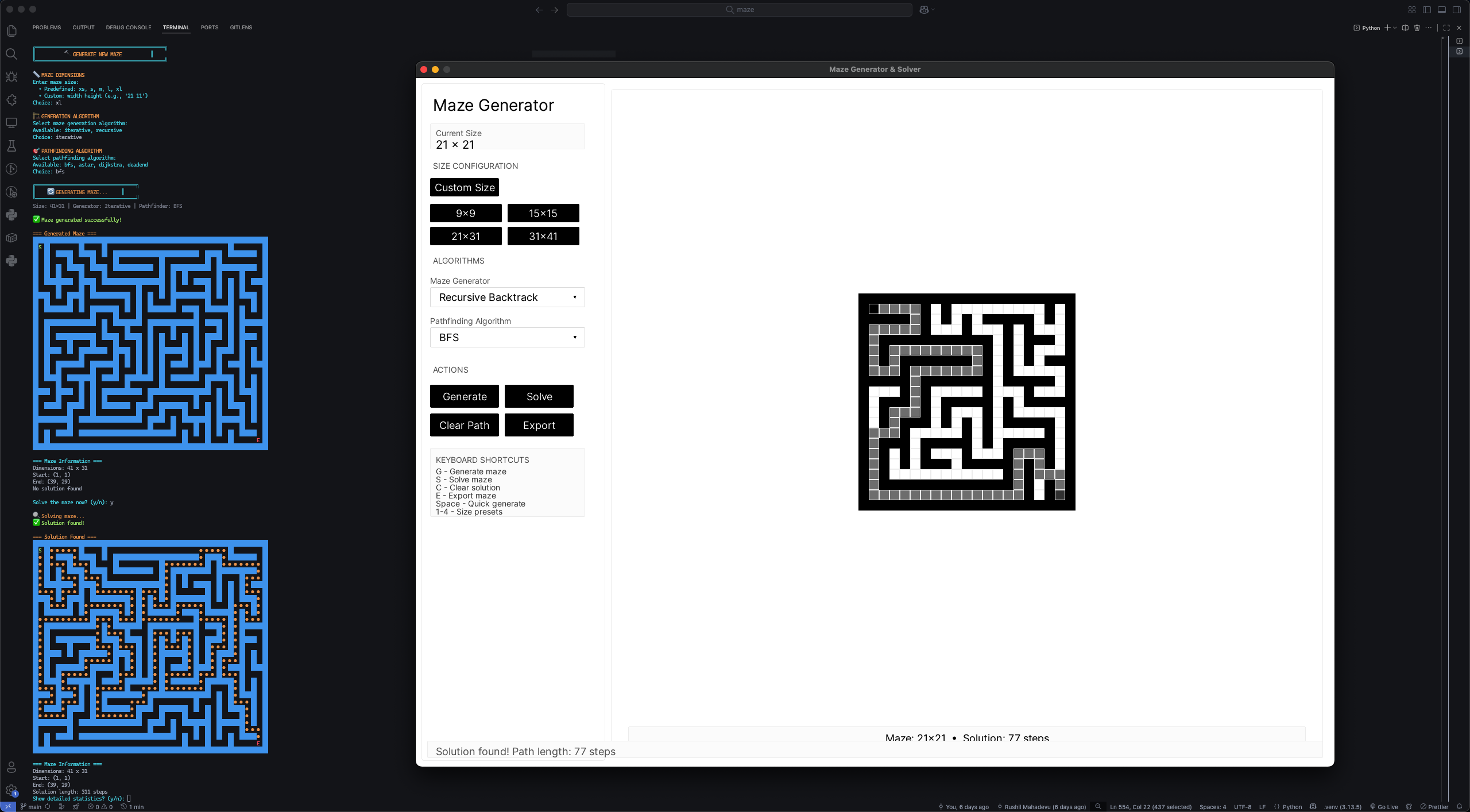 Maze Architecture algorithm framework